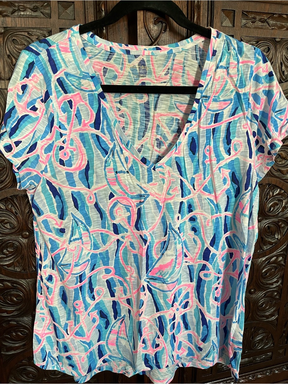 Lilly Pulitzer Etta tshirt new without tags large